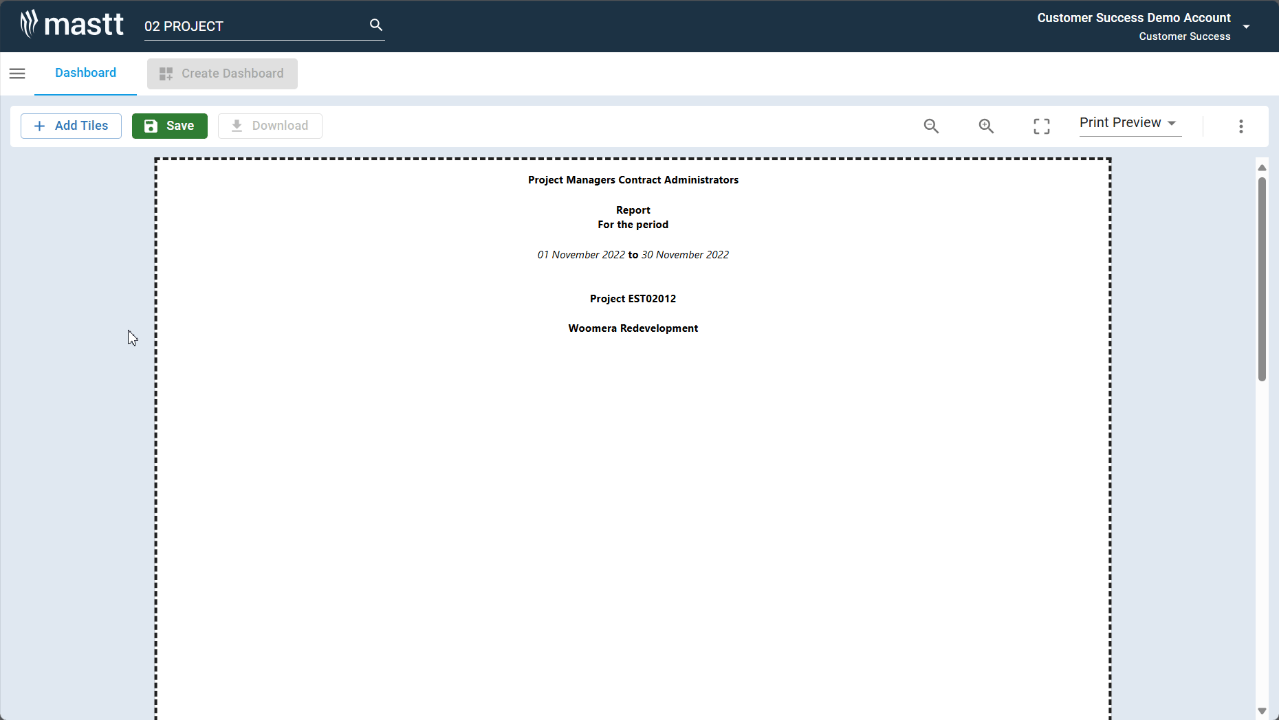 Create view and navigate the snapshots module